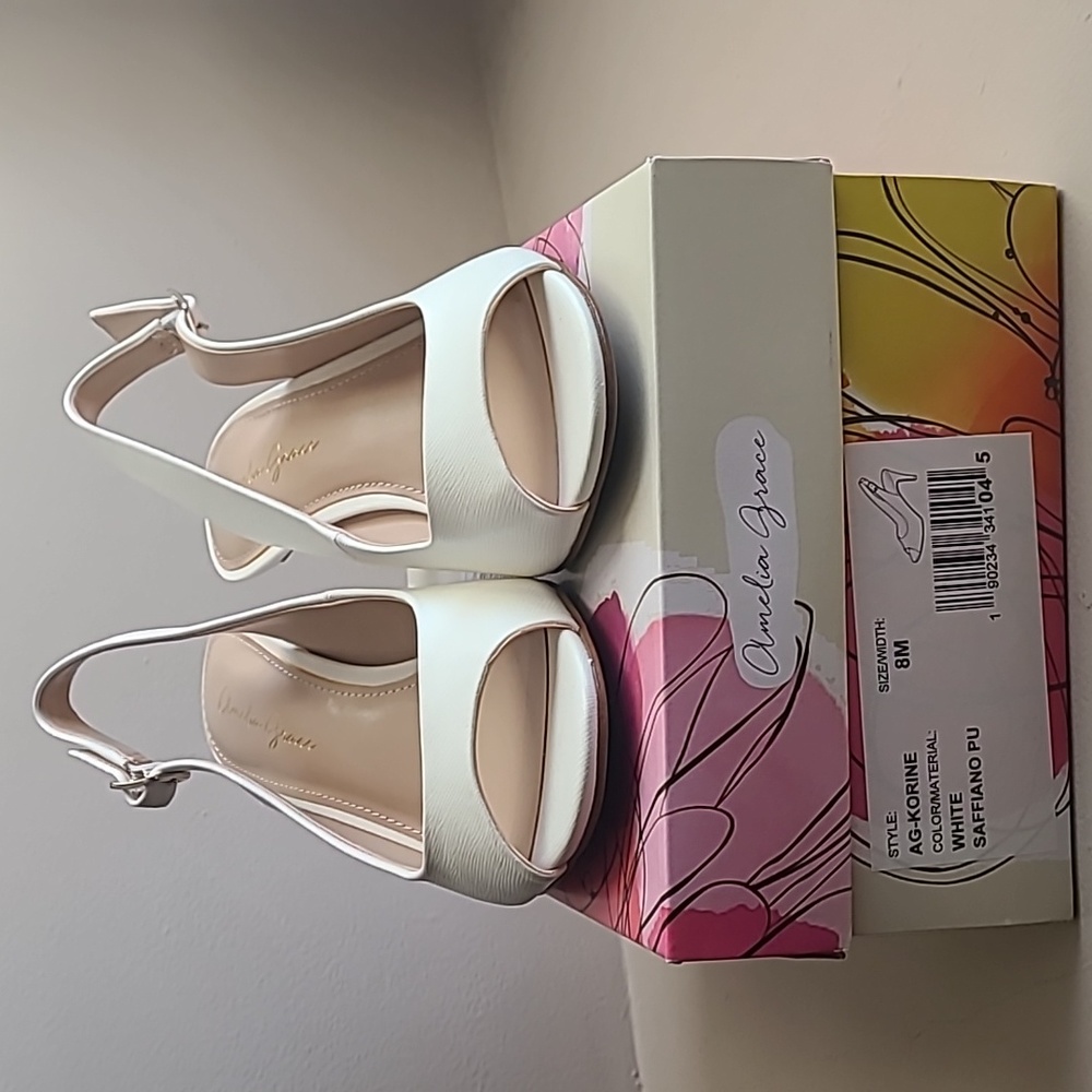 Amelia Grace Korine Peep Toe Heels